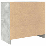 Sideboard with Drawer Concrete Grey 71x35x65 cm Engineered Wood 861601