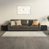 Coffee Table with Metal Legs 2 pcs Black 50x50x40 cm 812729