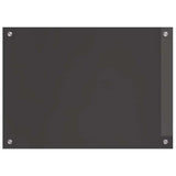Kitchen Backsplash 2 pcs Dark Grey 70 x 50 cm Tempered Glass 3415459