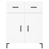 Highboard White 69.5x34x180 cm Engineered Wood 3198145