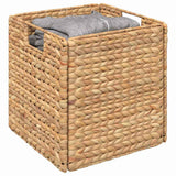 Storage Baskets 2 pcs Natural 28 x 28 x 28 cm Water hyacinth 42020139