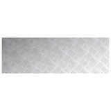Checker Plates 2 pcs Silver 90 x 30 cm Aluminium 4104307