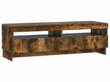 LED TV Cabinet Smoked Oak Engineered Wood 896110