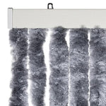ZNTS Insect Curtain Silver 100x220 cm Chenille 284287