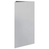Garden Planter Triangular 40x34.5x75 cm Galvanized Steel 851167