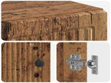 Bathroom Cabinet with Open Shelf EDE Old Wood 30 x 31 x 190 cm 895943
