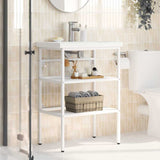 Bathroom Washbasin Frame White 59x38x83 cm Iron 338485