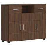 Wooden Cabinet Brown Oak 88.5 x 30.5 x 73 cm Engineered Wood 880288