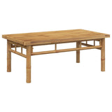 ZNTS Coffee Table 90x50x35 cm Bamboo 366469