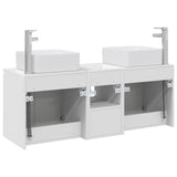 Bathroom Cabinet Set 3 pcs High Gloss White 53 x 35 x 63 cm 3405661