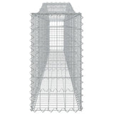 Arched Gabion Basket 400x30x60/80 cm Galvanised Iron 153403