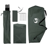 Car Tent Army Green 308 x 215 x 220 cm Polyester and Steel 42028550