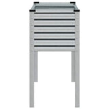 Garden Planter 100x45x90 cm Galvanised Steel 4008973
