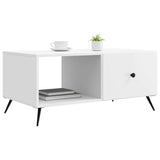 Coffee Table White 90 x 50 x 40 cm Engineered Wood 895645
