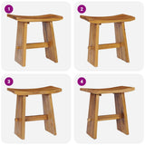 Stool Solid Teak Wood 281655