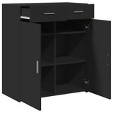 Sideboard Black 80x42.5x93 cm Engineered Wood 3281470