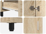 Bathroom Vanity Unit Sonoma Oak 60 x 35 x 60 cm Engineered Wood 889377