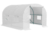245 x 200cm Polytunnel Greenhouse - White T3398P320033