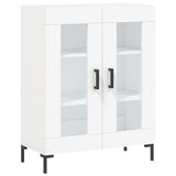 Highboard White 69.5x34x180 cm Engineered Wood 3199617