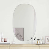 Wall Mirror Silver 80x50 cm 348214