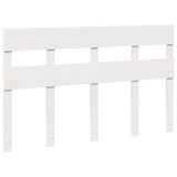 Bed Frame without Mattress White 120x200 cm Solid Wood Pine 3302292