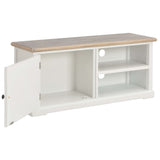TV Cabinet White 90x30x40 cm Wood 249879
