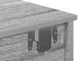 Wall Shelf with Drawers Grey Sonoma 100x37.5x19 cm Engineered Wood 859964