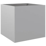 Planter Silver 49x47x46 cm Galvanised Steel 841569