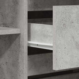 Sideboard Concrete Grey 120 x 41 x 75 cm Engineered Wood 3333909