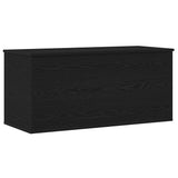 Storage Box Black oak 100 x 42 x 46 cm Engineered Wood 862293
