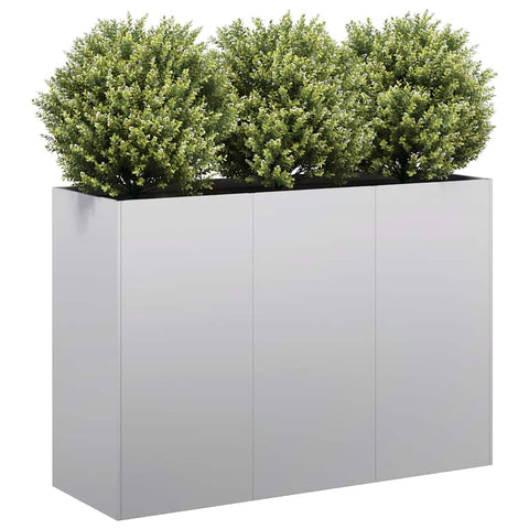 ZNTS Planter 120x40x80 cm Galvanised Steel 860722