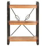 3-Tier Bookcase 60x30x80 cm Solid Acacia Wood 320613