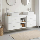 Bathroom Cabinet Set 3 pcs White 49.5 x 41 x 63 cm 3405819