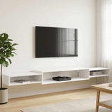 Wall-mounted TV Cabinet Wall-Mounted White 220 x 28 x 21 cm 8006013