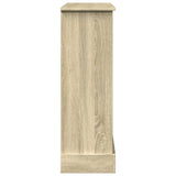 Fireplace Surround Sonoma Oak 90x30x90 cm Engineered Wood 854591