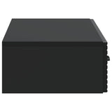 Wall-Mounted Side Table Wall-mounted Black 87.5 x 34.5 x 17 cm 898666
