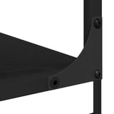 Bookcase Black oak Engineered wood 882837