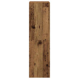 ZNTS Wall Mounted TV cabinets 4 pcs Old Wood Engineered Wood 3328973