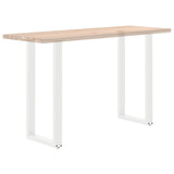Bar Table Legs U-Shaped 2 pcs White 40x cm Steel 4013229
