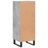Sideboard Concrete Grey 34.5x34x90 cm Engineered Wood 828824