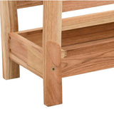Magazine Rack 40x26.5x38.5 cm Solid Wood Walnut 350348