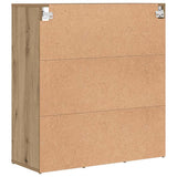 Shoe Cabinet Artisan Oak 77.5 x 30 x 83.5 cm Engineered Wood 875216