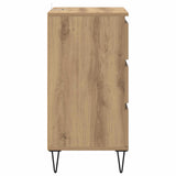 Sideboard Artisan Oak 40 x 35 x 70 cm Engineered Wood and Iron 881706