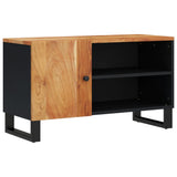 TV Cabinet 80x33x46 cm Solid Wood Acacia&Engineered Wood 351963