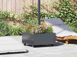 Parasol Base Manual Anthracite 45 x 45 x 45 cm Steel 42010368