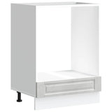 Oven Cabinet Porto Concrete Grey Engineered Wood 854001