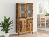 Highboard Old Wood 69.5 x 34 x 180 cm Engineered Wood 3415762