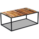 Coffee Table Solid Reclaimed Wood 100x60x40 cm 243336