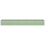 Planter Green 400 x 80 x 45 cm Steel 42018250