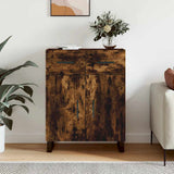 Sideboard Smoked Oak 69.5x34x90 cm Engineered Wood 828009